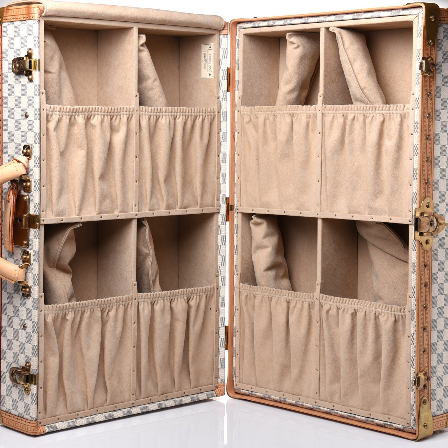Damier Azur Gemine 8 Pairs Shoe Trunk
