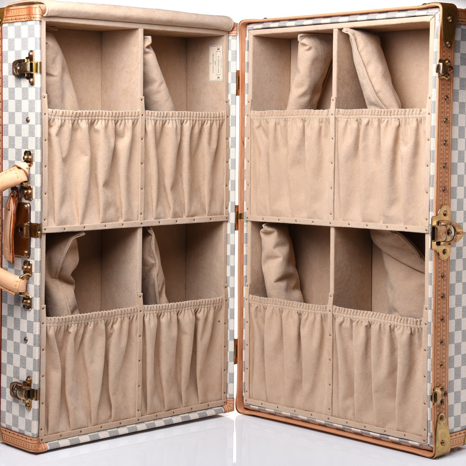 Louis Vuitton Damier Azur Gemine 8 Pairs Shoe Trunk 5 of 27