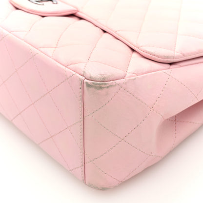 Chanel Lambskin Quilted Maxi Single Flap Pink 10 of 10