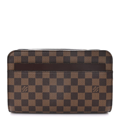 Louis Vuitton Damier Ebene Pochette Saint Louis Clutch 1 of 6