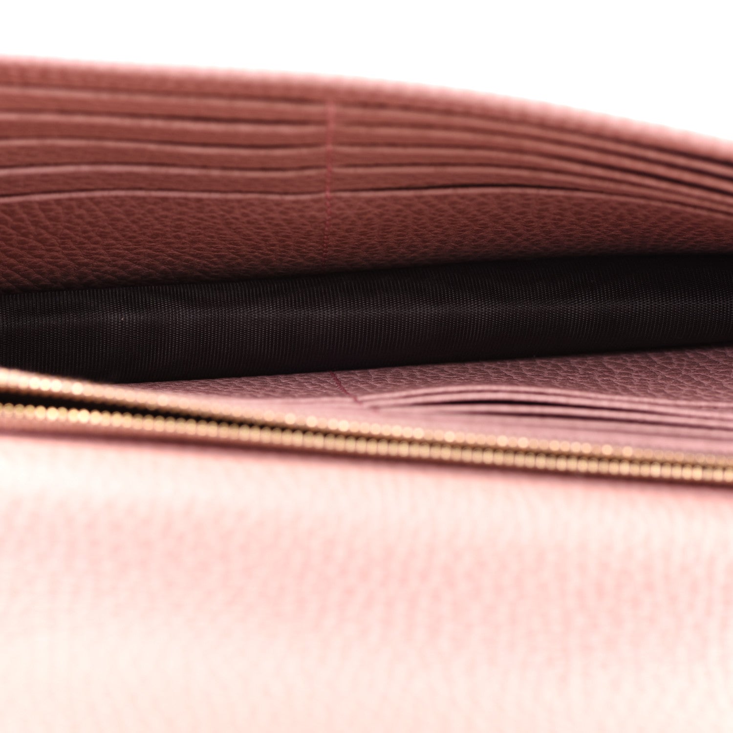 Gucci Dollar Calfskin Interlocking G Chain Wallet Soft Pink 5 of 10