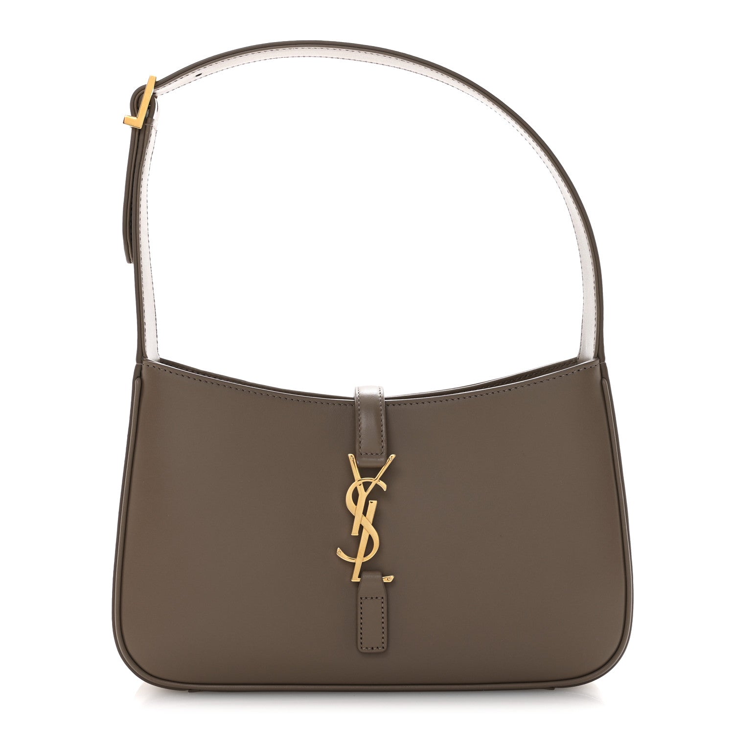 Saint Laurent Smooth Calfskin Le 5 A 7 Hobo Taupe 1 of 12