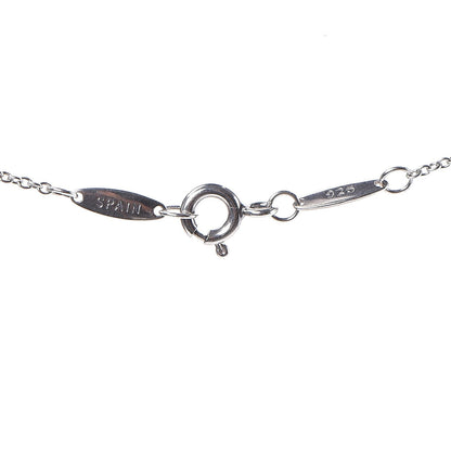 Tiffany Sterling Silver Diamond .05ct Elsa Peretti Diamonds by the Yard Pendant Necklace 5 of 8