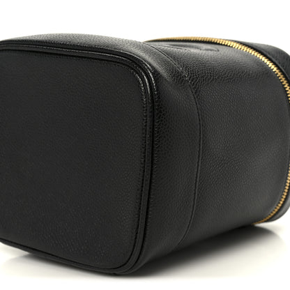 Chanel Caviar Vanity Cosmetic Case Black 11 of 11