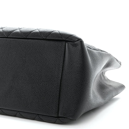 Chanel Caviar Quilted Grand Shopping Tote GST Black 10 of 11