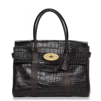 Mulberry Crocodile Embossed Bayswater 1 of 7