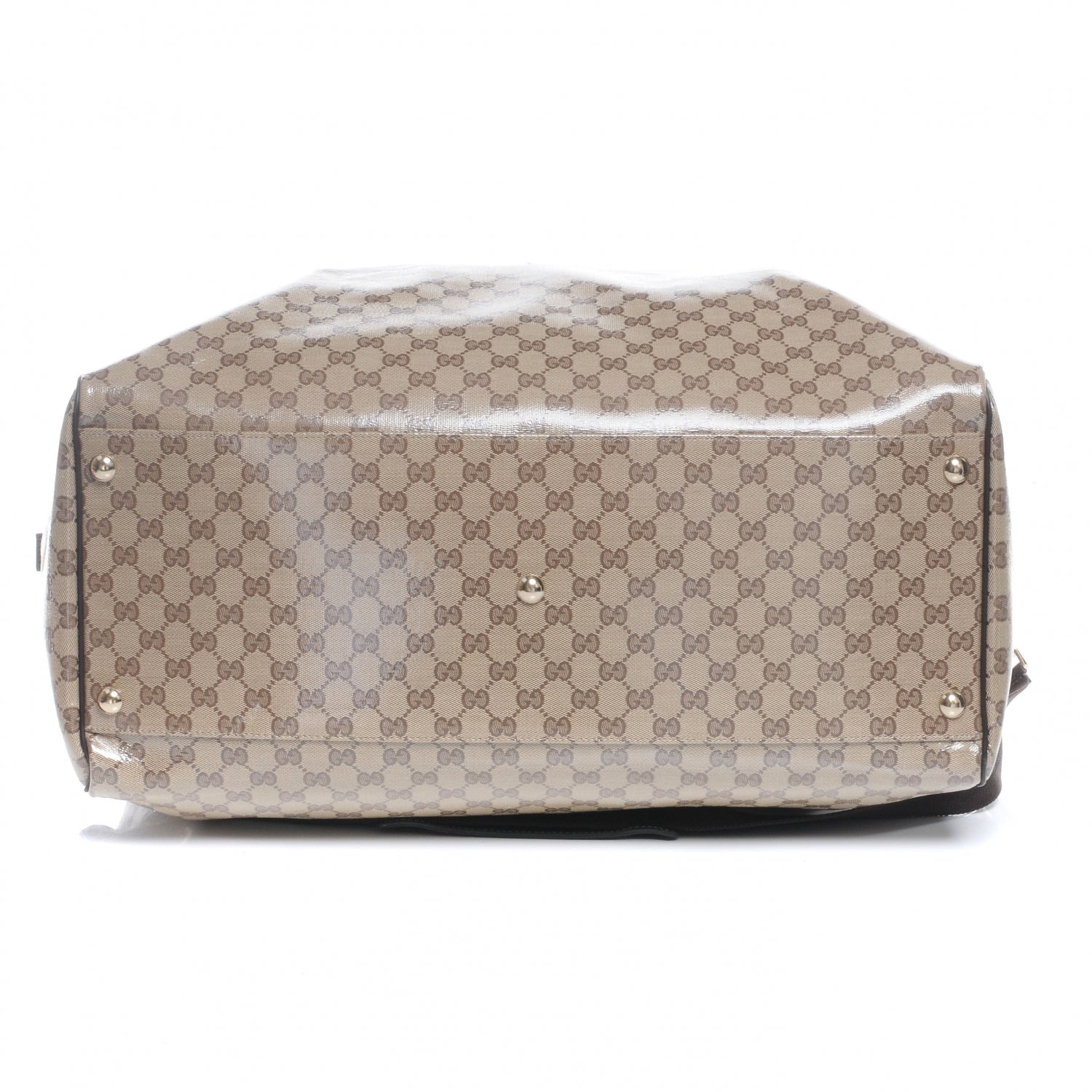 Gucci Crystal Monogram Large Duffle Bag Ebony 4 of 7