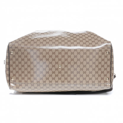 Gucci Crystal Monogram Large Duffle Bag Ebony 4 of 7
