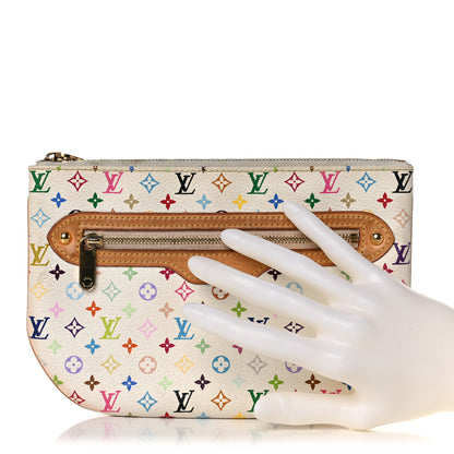 Louis Vuitton Monogram Multicolor Pochette Plate GM White 2 of 14