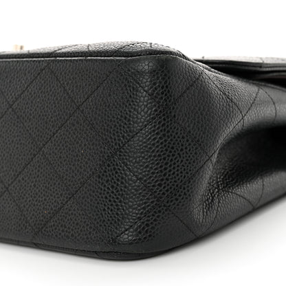 Chanel Caviar Quilted Jumbo Double Flap Black 10 of 15