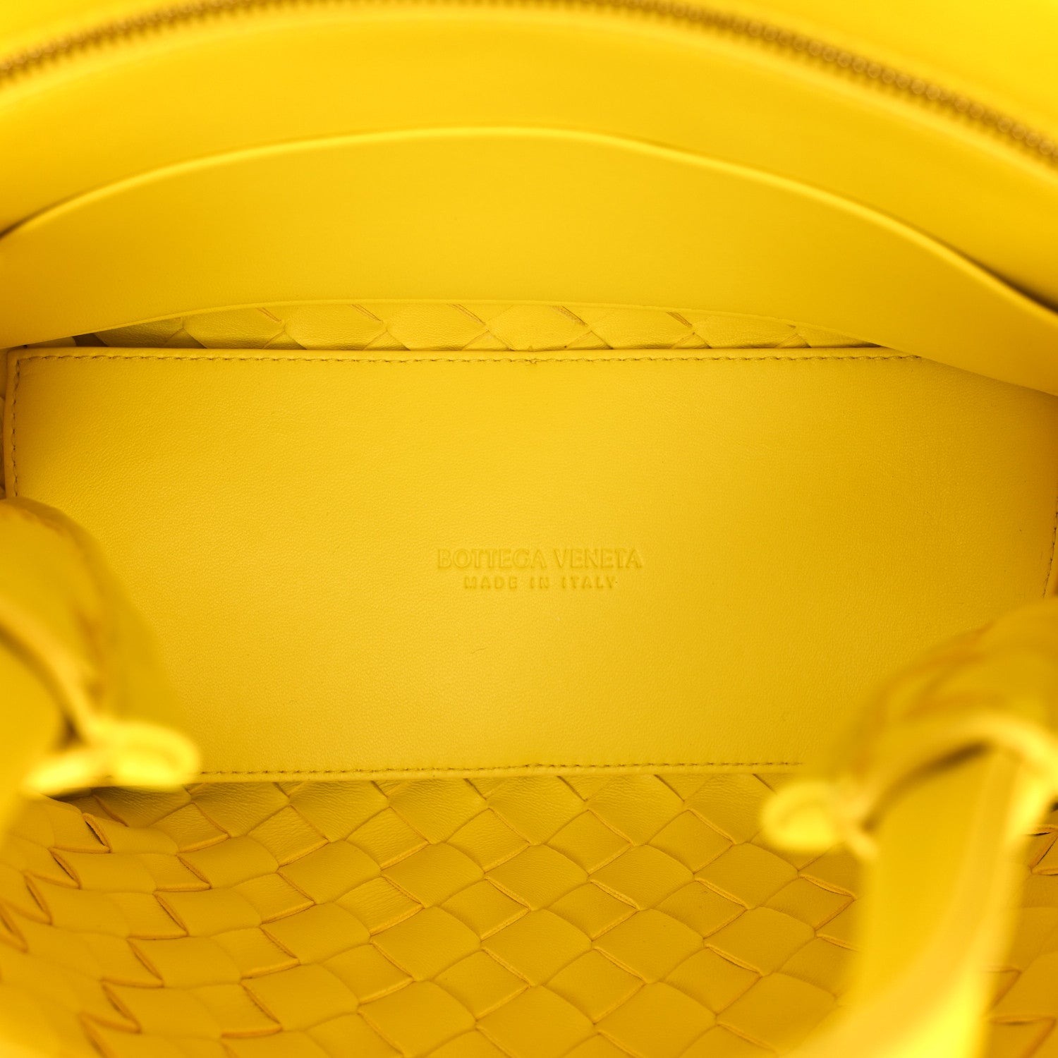 Bottega Veneta Nappa Intrecciato Small Andiamo Shoulder Bag Sulfur 5 of 12