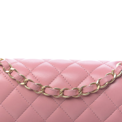 Chanel Lambskin Quilted Mini Rectangular Flap Pink 10 of 11