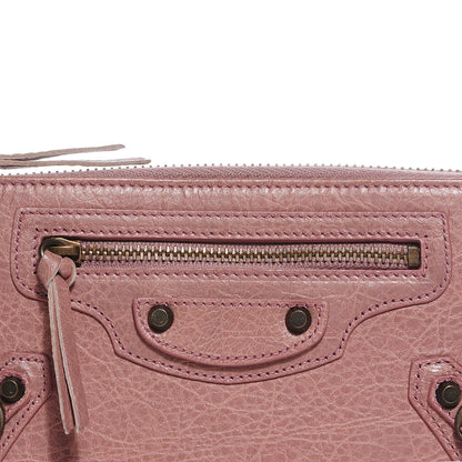 Balenciaga Agneau Classic Hardware Continental Zip Around Wallet Parme 10 of 11