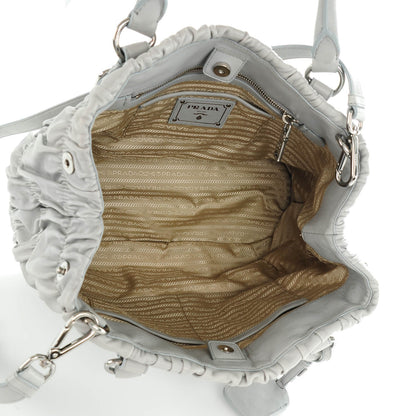 Prada Nappa Gaufre Tote Nube 5 of 8