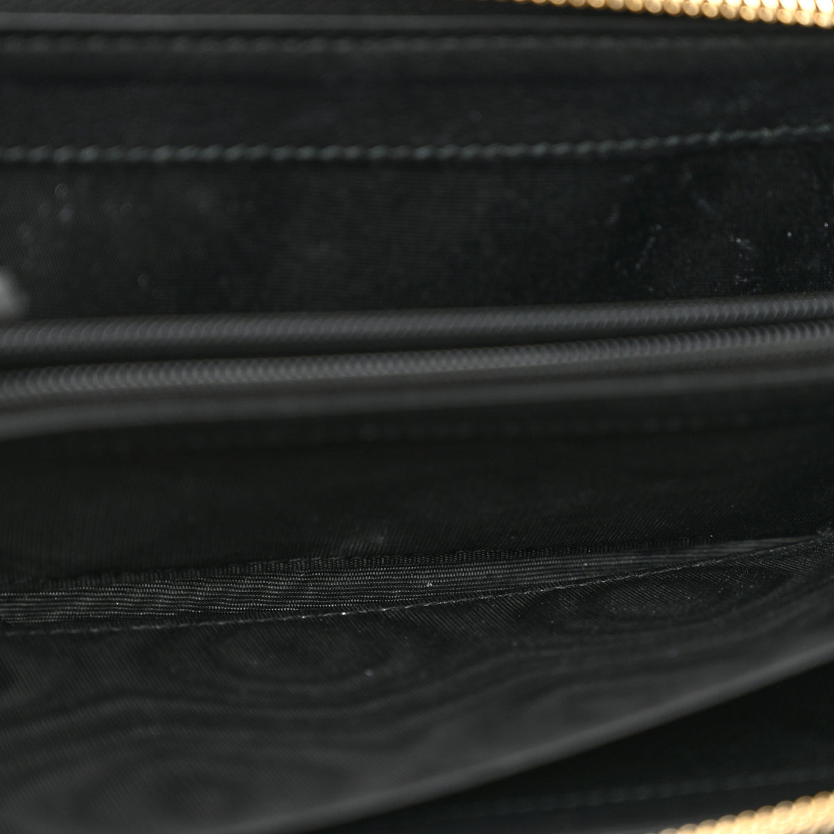 Soft Microguccissima Continental Zip Wallet Black