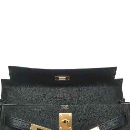 Hermes Togo Kelly Retourne 32 Black 8 of 24