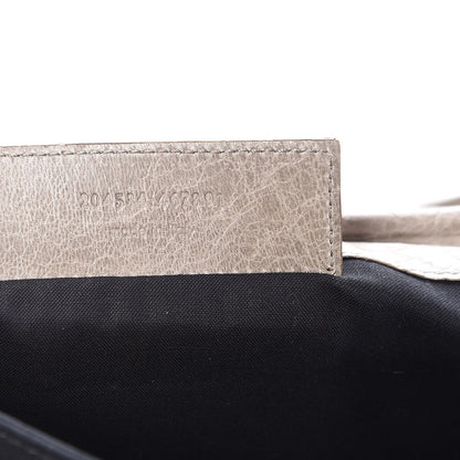Balenciaga Agneau Giant Brogues Hardware Envelope Clutch Galet 7 of 7