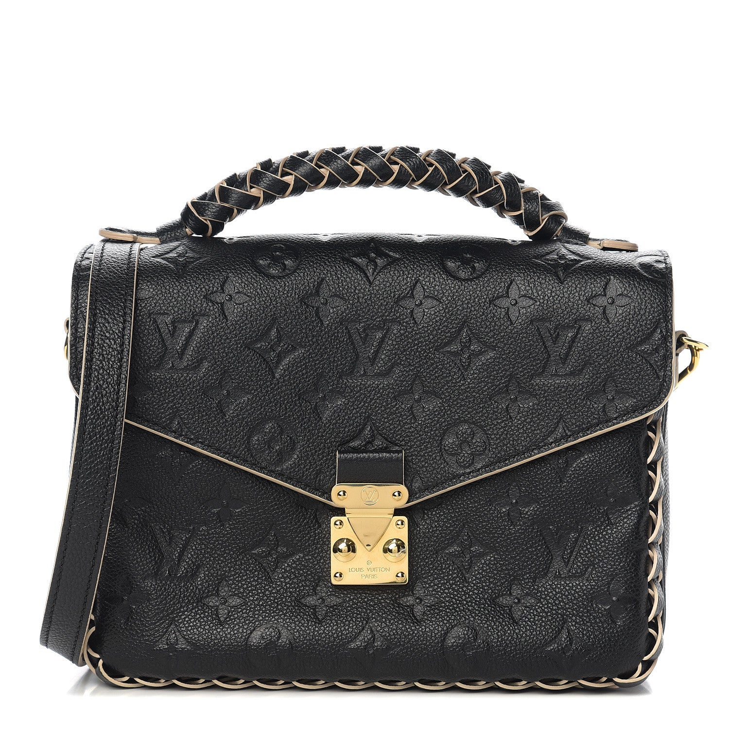 Louis Vuitton Empreinte Braided Pochette Metis Black 1 of 9