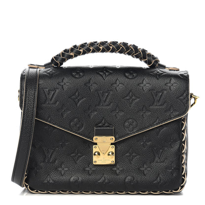 Louis Vuitton Empreinte Braided Pochette Metis Black 1 of 9