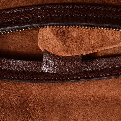 Celine Shiny Grained Calfskin Medium Phantom Luggage Brown 7 of 9