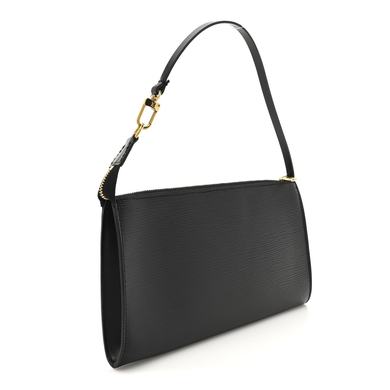 Louis Vuitton Epi Pochette Accessories 24 Black 3 of 9
