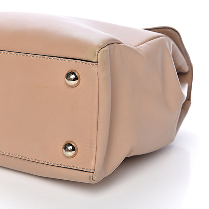 Valentino Garavani Vitello Large Rockstud Flap Satchel Poudre 12 of 17