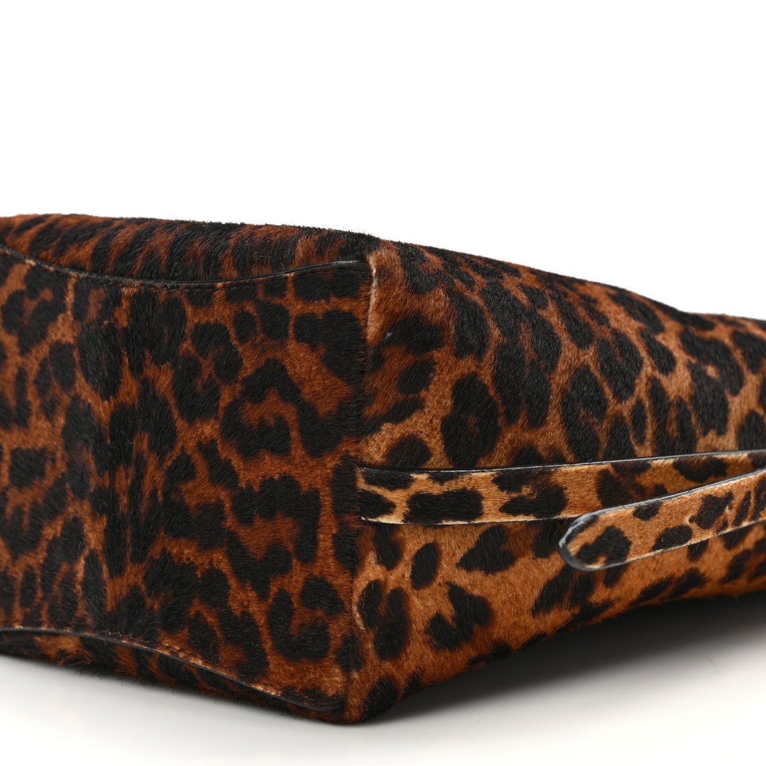 Jimmy Choo Calf Hair Leopard Print Varenne Small Bucket Bag 8 of 8