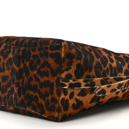 Jimmy Choo Calf Hair Leopard Print Varenne Small Bucket Bag 8 of 8