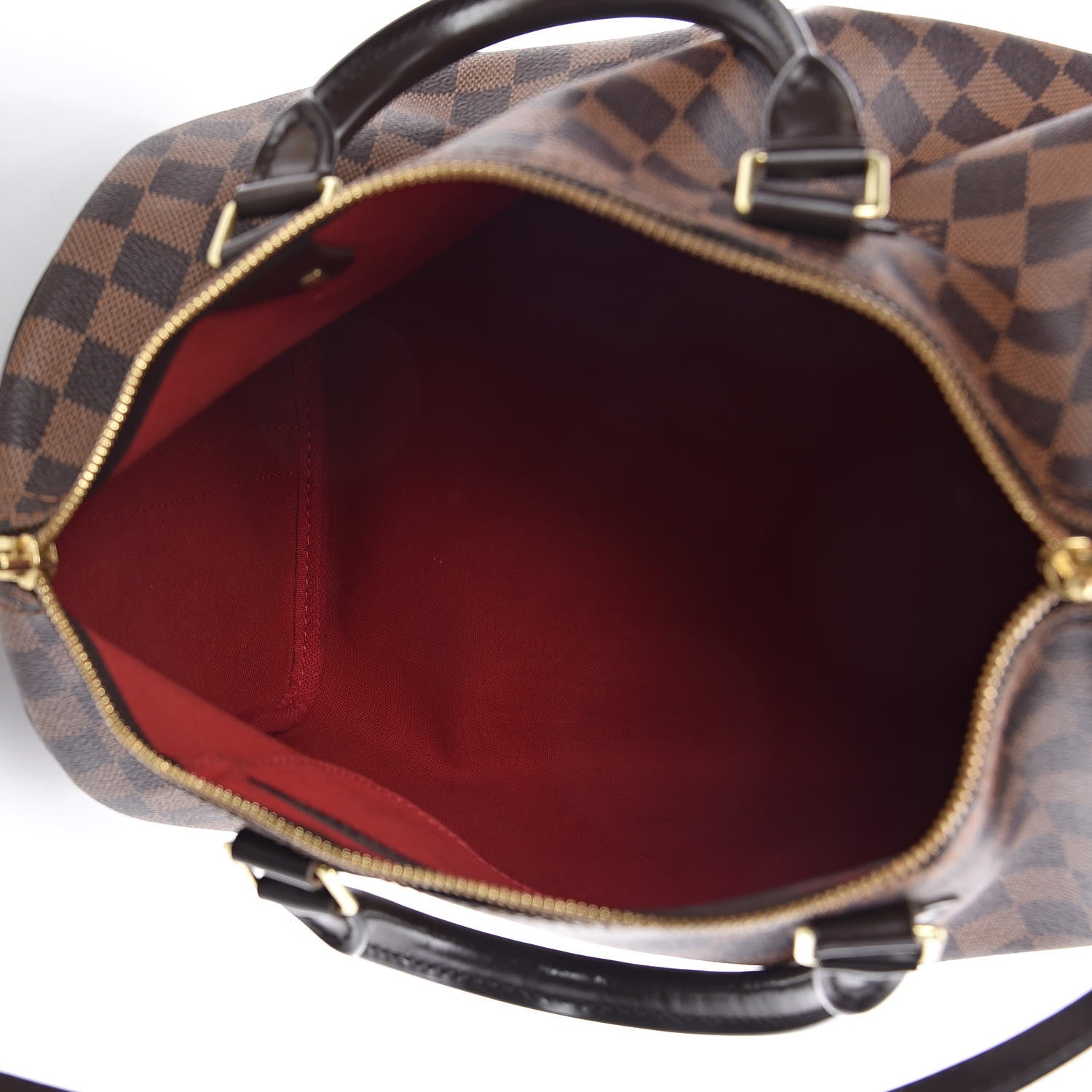 Louis Vuitton Damier Ebene Speedy Bandouliere 30 8 of 12