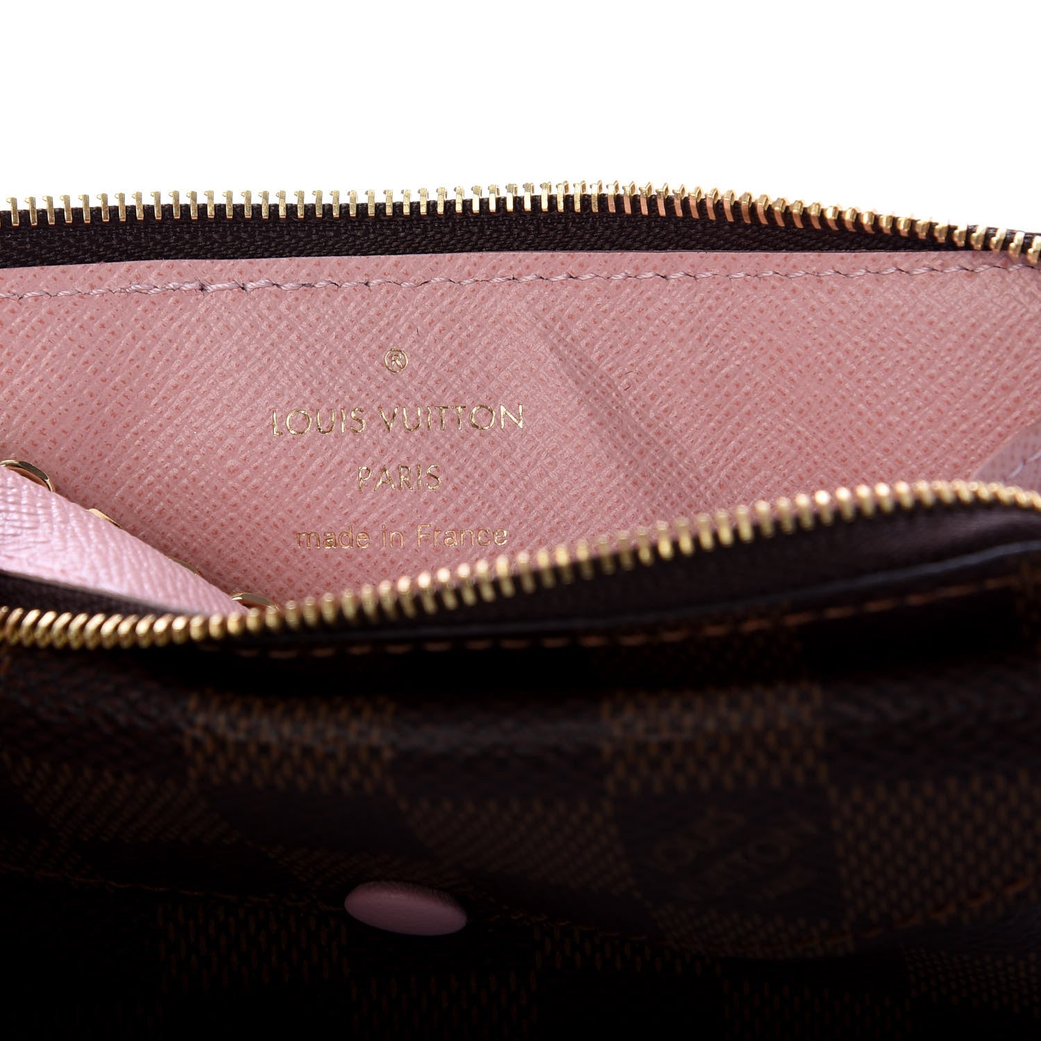 Louis Vuitton Damier Ebene Recto Verso Card Holder Rose Ballerine 7 of 7