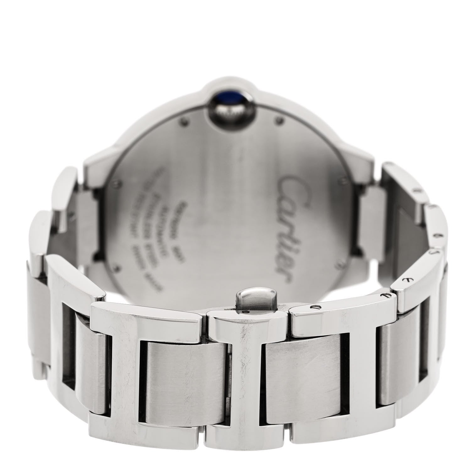Cartier Stainless Steel 42mm Ballon Bleu De Cartier Automatic Watch 3 of 4