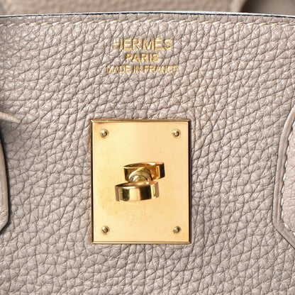 Hermes Togo Birkin 35 Gris Tourterelle 23 of 36