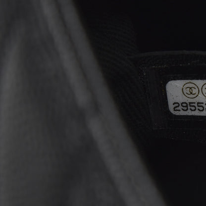 Chanel Caviar Chevron Quilted Small Coco Handle Flap So Black 9 of 11