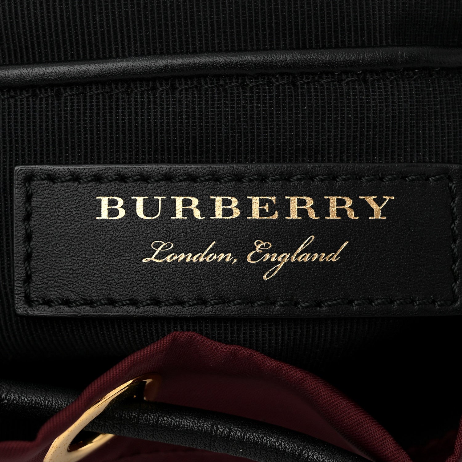 Burberry Nylon Medium Rucksack Backpack Burgundy Red 6 of 11