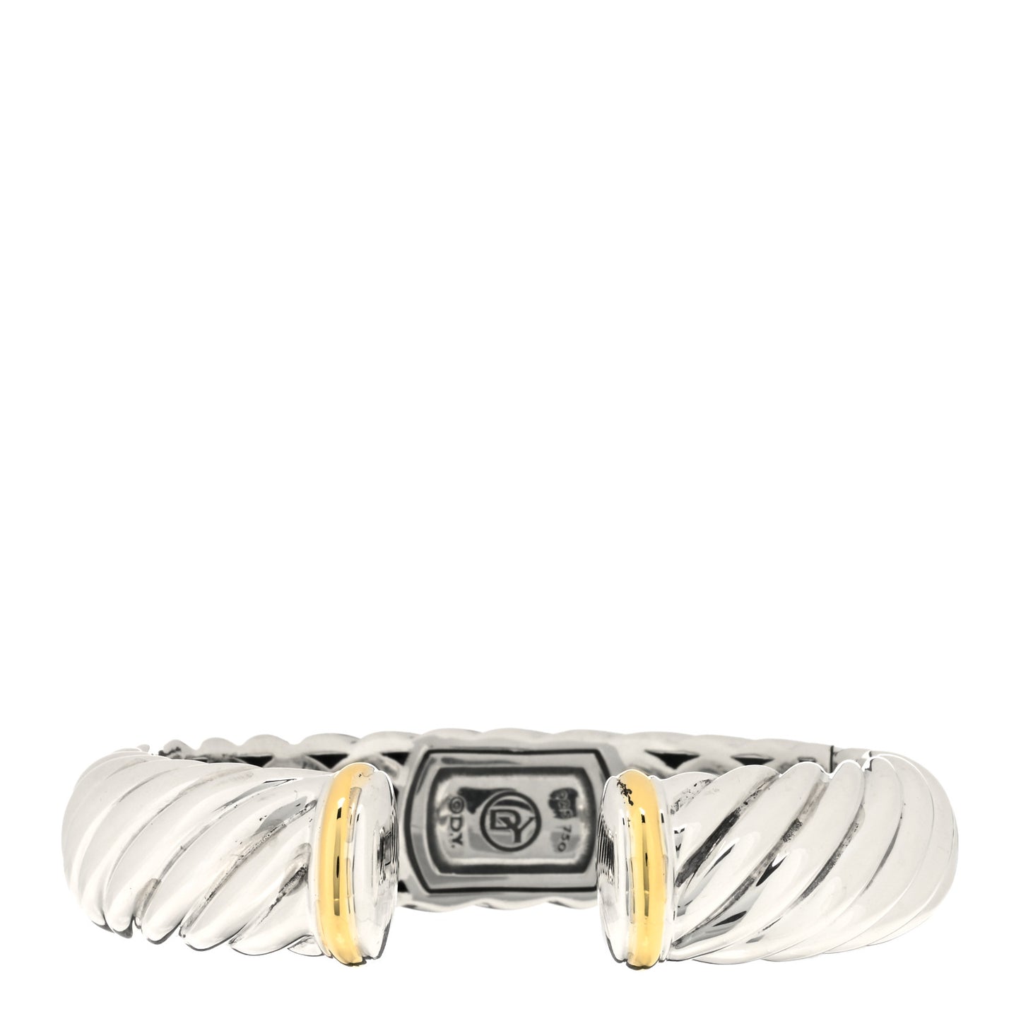 Sterling Silver 18K Yellow Gold 15mm Waverly Bracelet