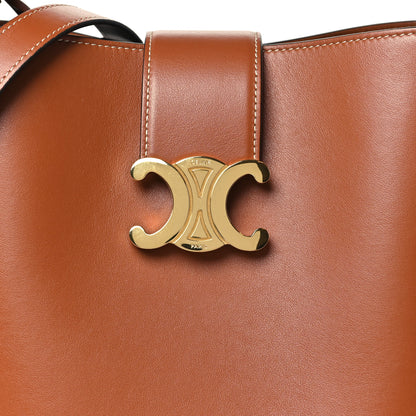 Celine Smooth Calfskin Triomphe Medium Louise Bag Tan 8 of 11