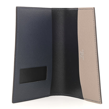 Hermes Epsom M2 Magellan Passport Holder Rouge H Bleu Nuit Gris Tourterelle 5 of 8