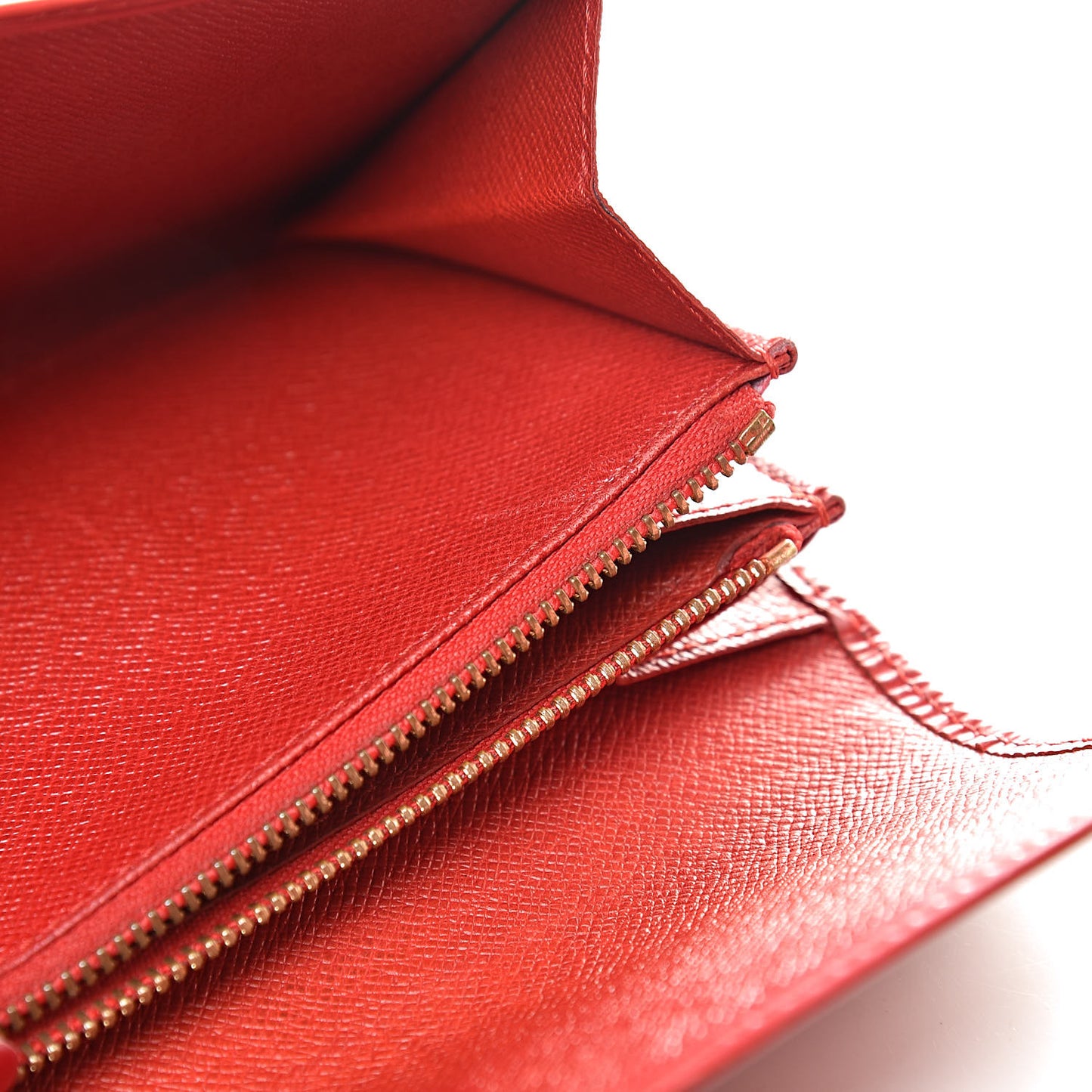 Epi Sarah Wallet Coquelicot