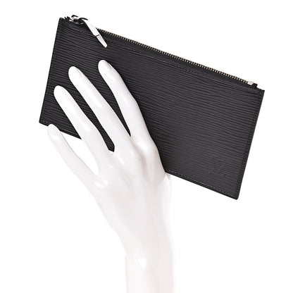 Louis Vuitton Epi Felicie Chain Wallet Zippered Insert Black 2 of 6