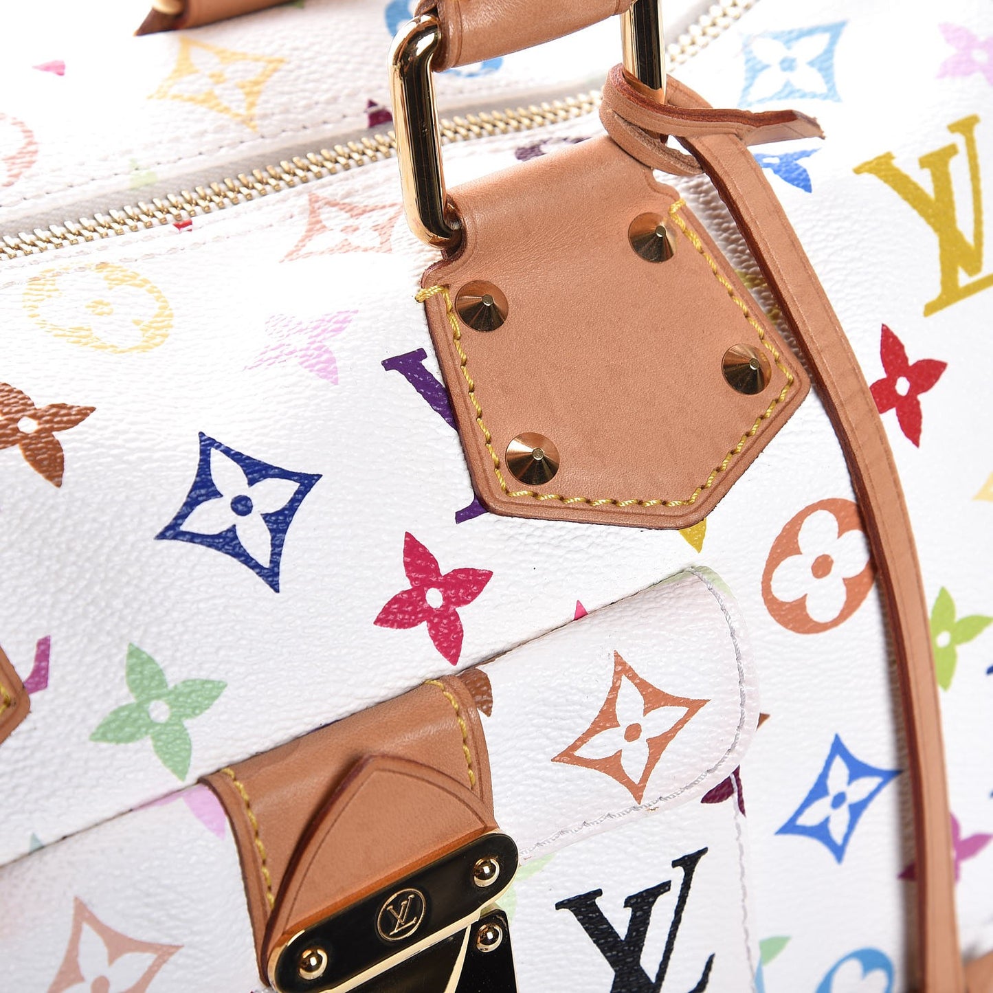 Monogram Multicolor Speedy 30 White