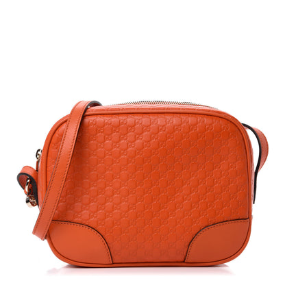Gucci Soft Microguccissima Mini Bree Messenger Bag Sun Orange 1 of 10