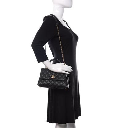 Chanel Caviar Quilted Mini Coco Handle Flap Black 2 of 11