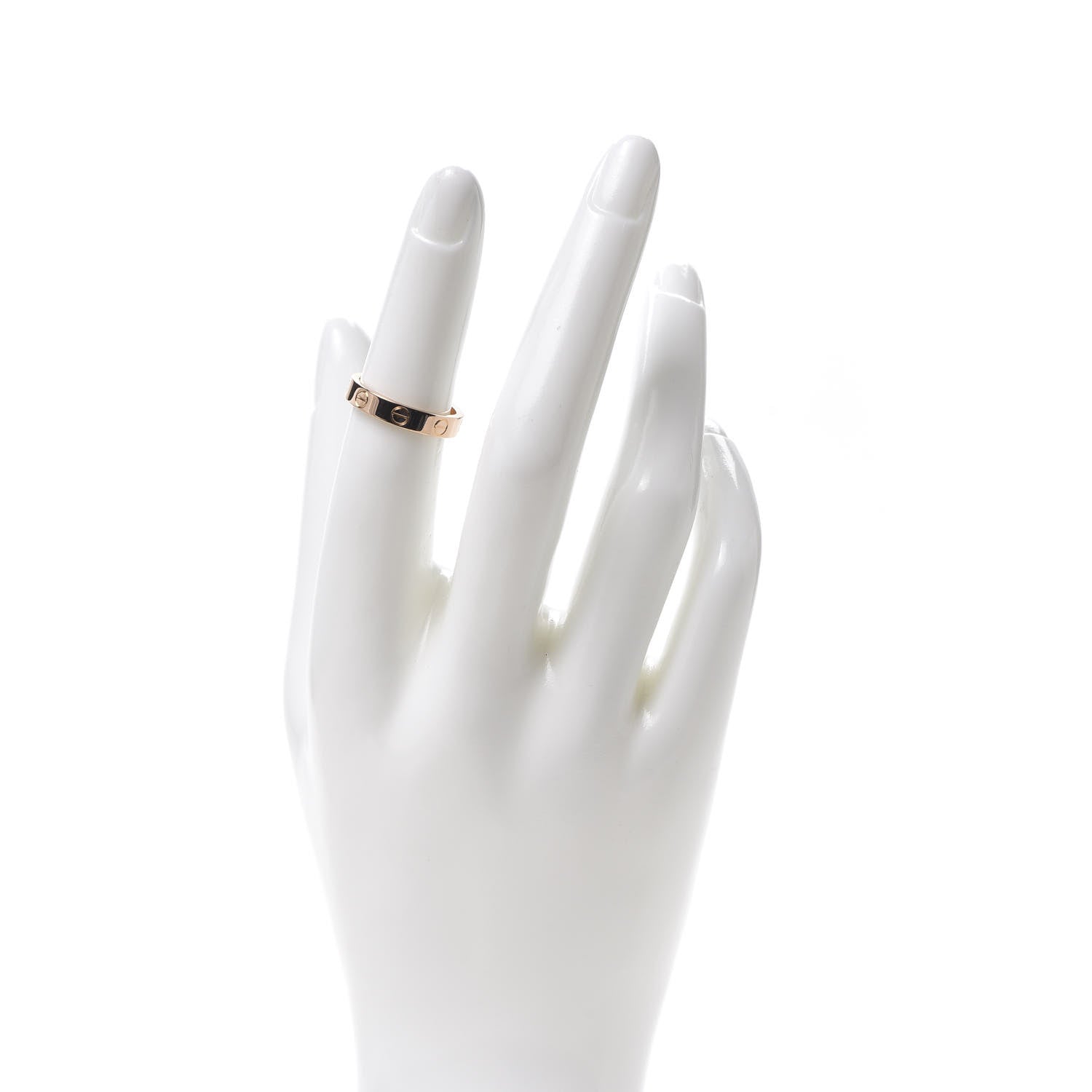 Cartier 18K Pink Gold 3.5mm LOVE Wedding Band Ring 50 5.25 2 of 4