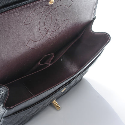 Chanel Caviar Quilted Jumbo Double Flap Black 5 of 11