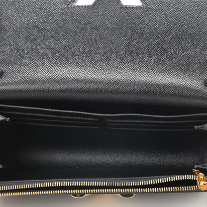 Louis Vuitton Epi Love Lock Twist Chain Wallet Black 5 of 10