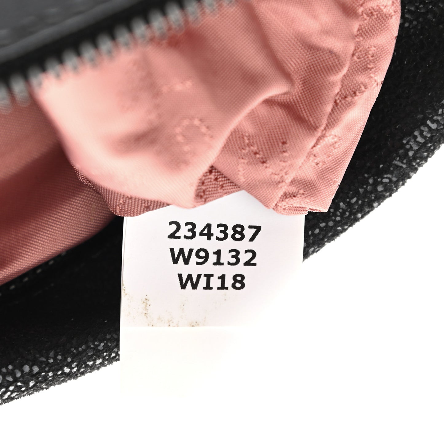 Shaggy Deer Falabella Fold Over Tote Black