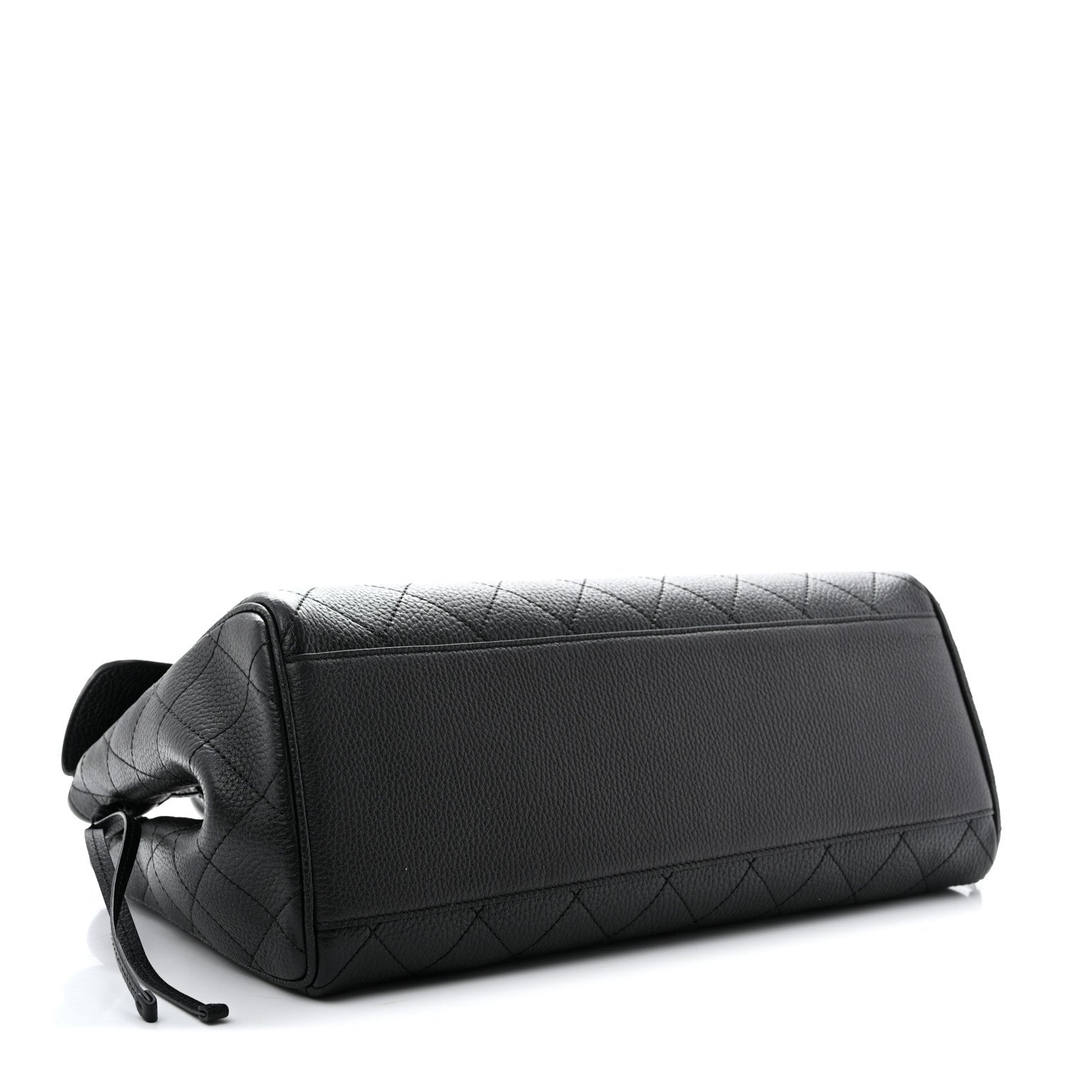 Chanel Grained Calfskin Stitched Urban Essentials Shopping Bag Black 4 of 12