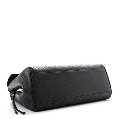 Chanel Grained Calfskin Stitched Urban Essentials Shopping Bag Black 4 of 12