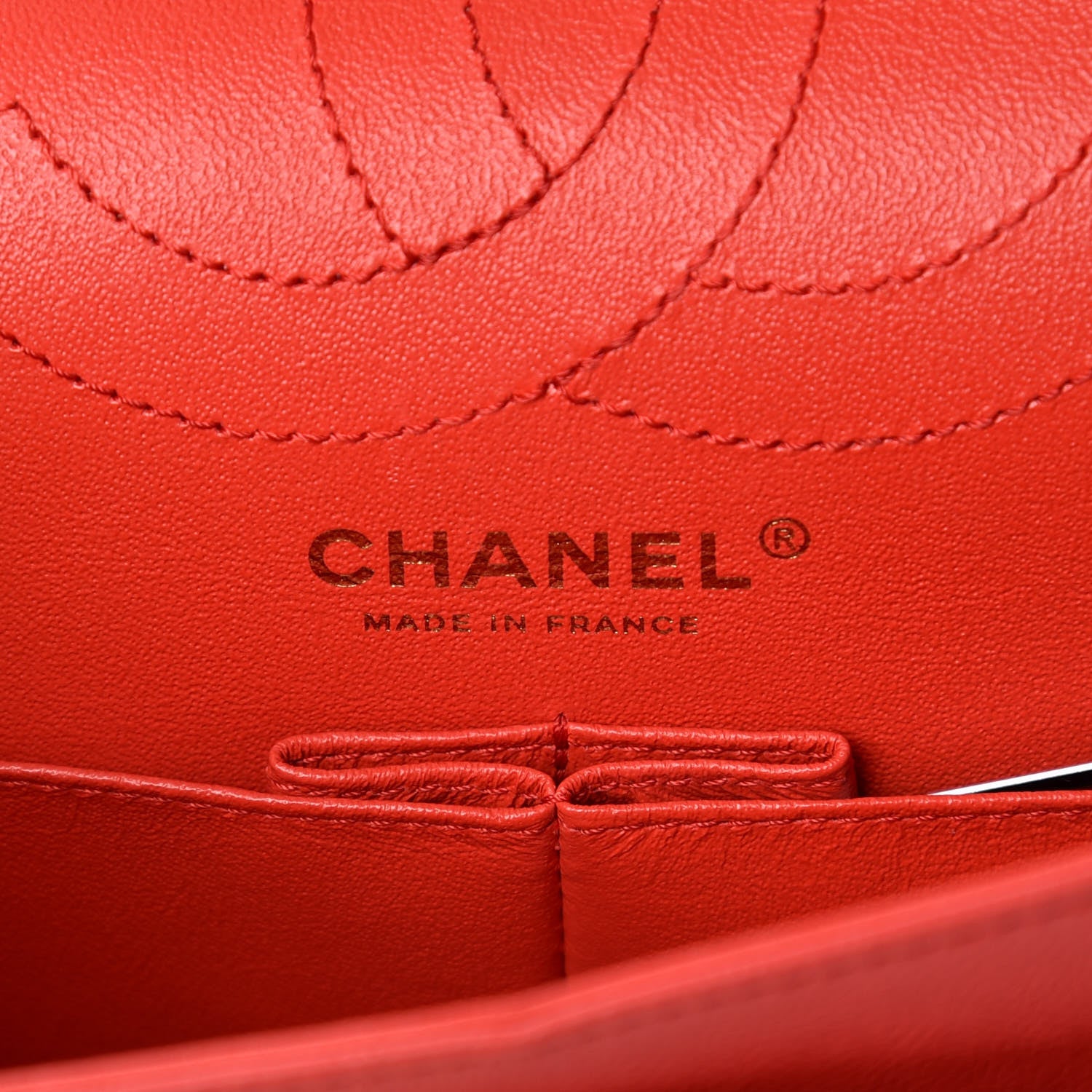 Chanel Calfskin Chevron Quilted 2.55 Reissue 225 Flap Red 8 of 9