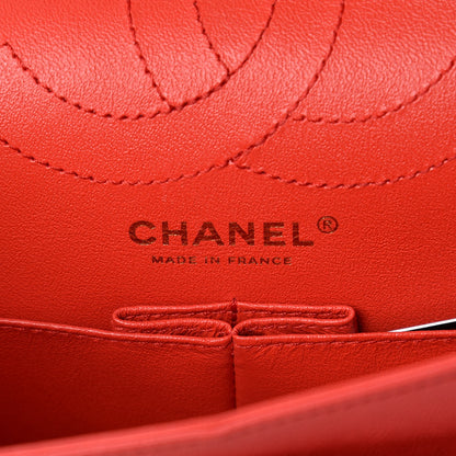 Chanel Calfskin Chevron Quilted 2.55 Reissue 225 Flap Red 8 of 9